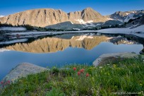 gorge lakes, reflection, sunset, love lake